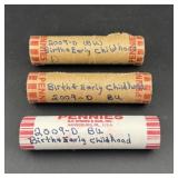 (3ï¿½ Bid) 2009 Lincoln Cents ï¿½ Birth & Early Childh