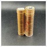 (2ï¿½ Bid) 1961-d Lincoln Memorial Cent Rolls. Two R