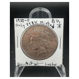 1927 Peace Silver Dollar ï¿½ Only ~848,000 Minted ï¿½
