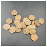 (20)  Lincoln Wheat Cent Lot ï¿½ Large grouping of