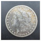 1890-cc Morgan Silver Dollar; Carson City Mint Mor