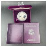 1992-s Proof American Silver Eagle ï¿½ 1 Oz .999 Fin