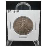 1941 Walking Liberty Silver Half Dollar - Attracti