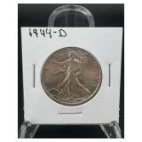 1944-d Walking Liberty Silver Half Dollar - Strong