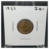1867 Indian Head Cent ï¿½ Circulated Condition With