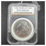 1900 Morgan Silver Dollar ï¿½ NAS MS66