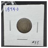 1894-O Barber Dime (Key date)