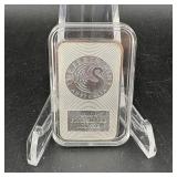 1oz .9999 Silver Perth Mint Premium Bar In Case