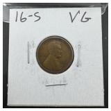 1916-S Lincoln Wheat Cent