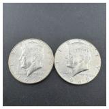 1968-D & 1969-D Kennedy Halves - very nice!