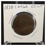 1838 Large Cent