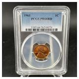 1961 Lincoln Cent  Pcgs Proof 66rd