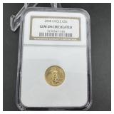 2008 $5 Gold American Eagle ï¿½ NGC Gem Uncirculated