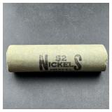 Vintage $2 Nickel Roll Better Date End Coins ï¿½ 40
