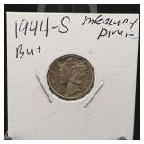 1944-s Mercury Silver Dime; Higher Grade