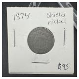 1874 Shield Nickel