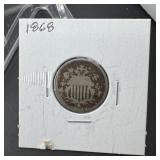 1868 Shield Nickel