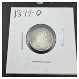 1899-O Barber Silver Dime 90% Silver