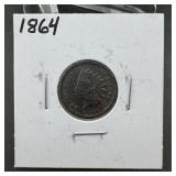 1864 Indian Head Cent
