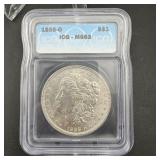 1888-O Morgan Silver Dollar ICG MS63