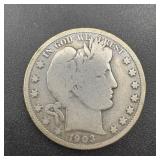 1903-S Barber Half - beautiful reverse toning!