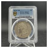 RARE 1878 7TF Reverse of 1878 Morgan Silver Dollar