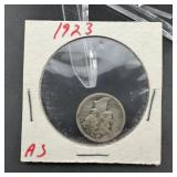 1923 Mercury Silver Dime