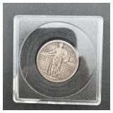 1917 Type 1 Standing Liberty Silver Quarter 90% Si