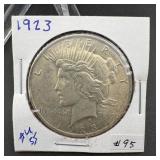 1923 Peace Dollar - Beautiful Detail! - 90% Silver