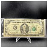 1977 $100 Federal Reserve Note #B88583721A