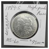 1884-s Morgan Silver Dollar ï¿½ High Grade Key Date