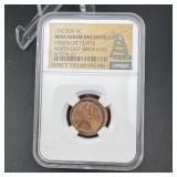 Lincoln Cent Mint Error ï¿½ Off Center Strike ï¿½ NGC