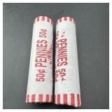 2025 P&d Uncirculated Lincoln Cent Rolls ï¿½ Last Ye