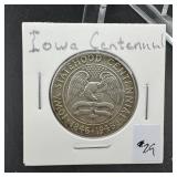 Low mintage 1946 Iowa Statehood Centennial silver
