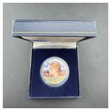 1969-D Kennedy Half Dollar Colorized 40% Silver