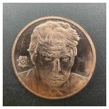 1 Oz. .999 Copper Round