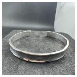 Sterling Silver Cuff Bracelet 925 17.1 Grams