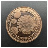 1 Oz. .999 Copper Round