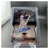 Edouard Julien 1st Bowman Autograph Baseball Card