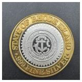 Rhode Island .999 Fine Silver Round