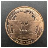 1 Oz. .999 Copper Round