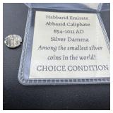 Habbari Emirate Abbasid Caliphate Silver Damma