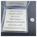 Habbari Emirate Abbasid Caliphate Silver Damma