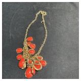 Rhinestone Teardrop Necklace