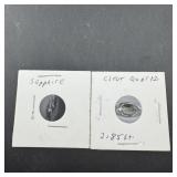 Sapphire And Clear Quartz