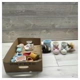 Decorative Miniature Shoe & Planter Lot