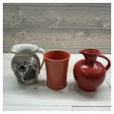 Pitcher & Vase Lot - Fiesta Ware Included