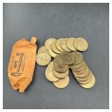 25 Toned Sacagawea Dollars