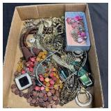 Vintage Costume Jewelry Flat