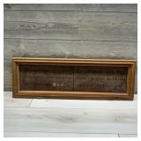 Framed Grandmaï¿½s Wall Decor Sign W/ Coins